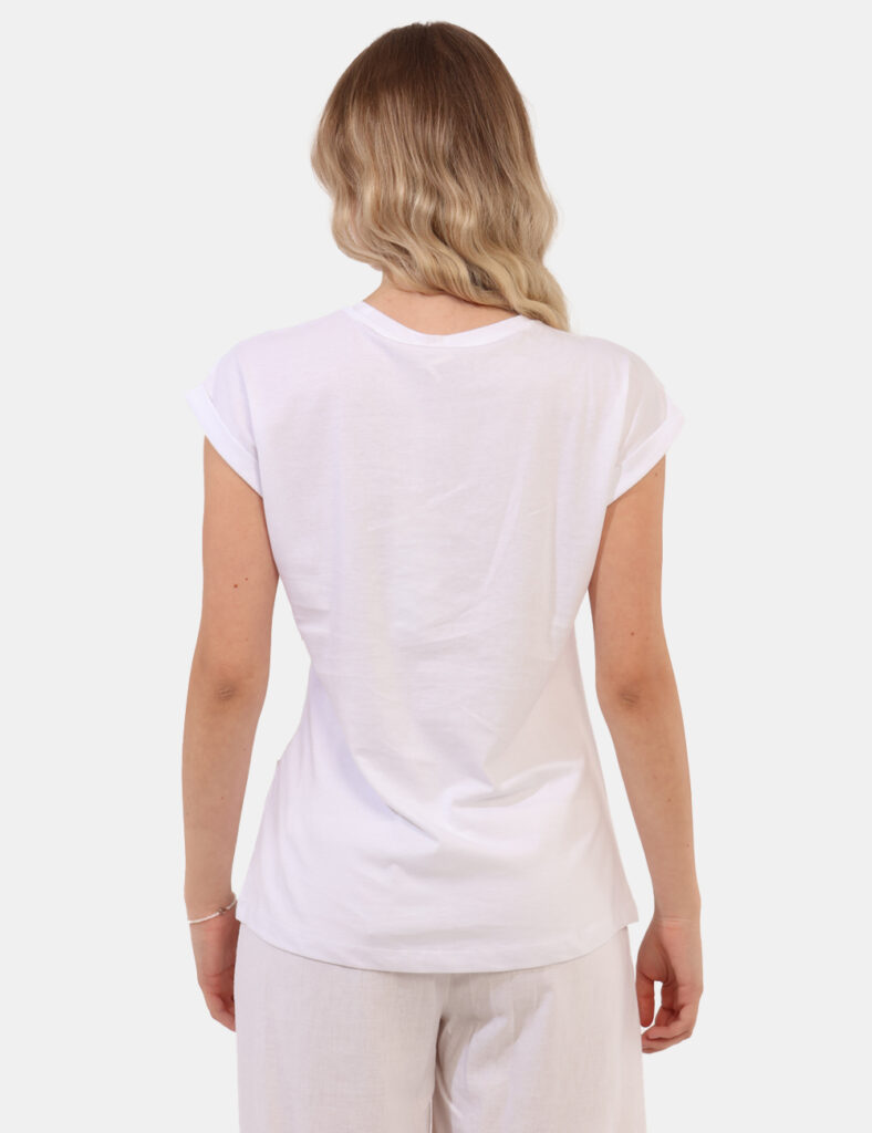 T-shirt Yes Zee Bianco