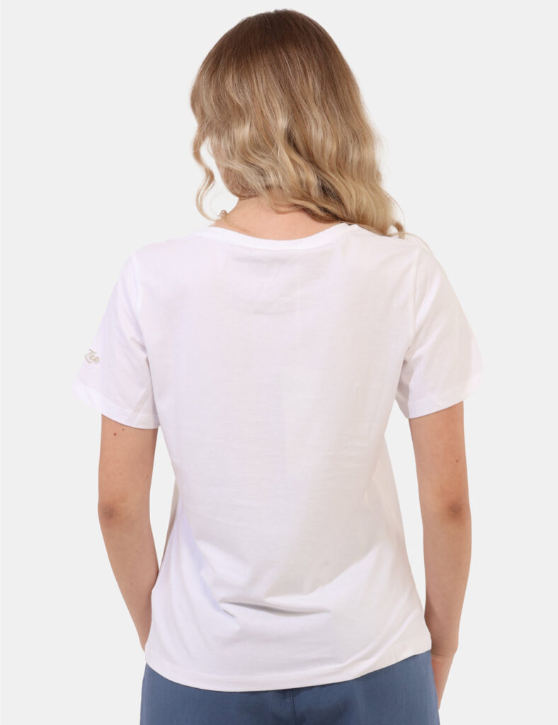 T-shirt Yes Zee Bianco