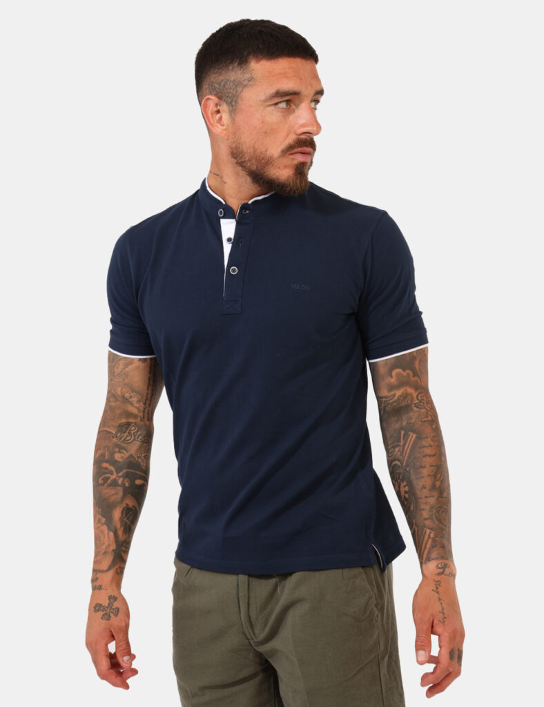 Abbigliamento uomo Yes Zee - Polo Yes Zee Blu