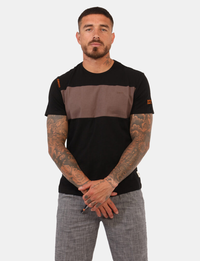 Abbigliamento uomo Yes Zee - T-shirt Yes Zee Nero