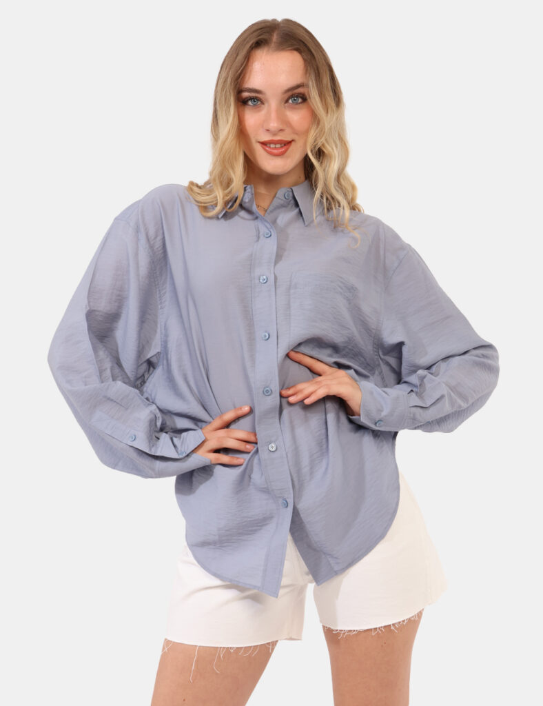 Camicia bluse elegante da donna scontata - Camicia Calvin Klein Azzurro