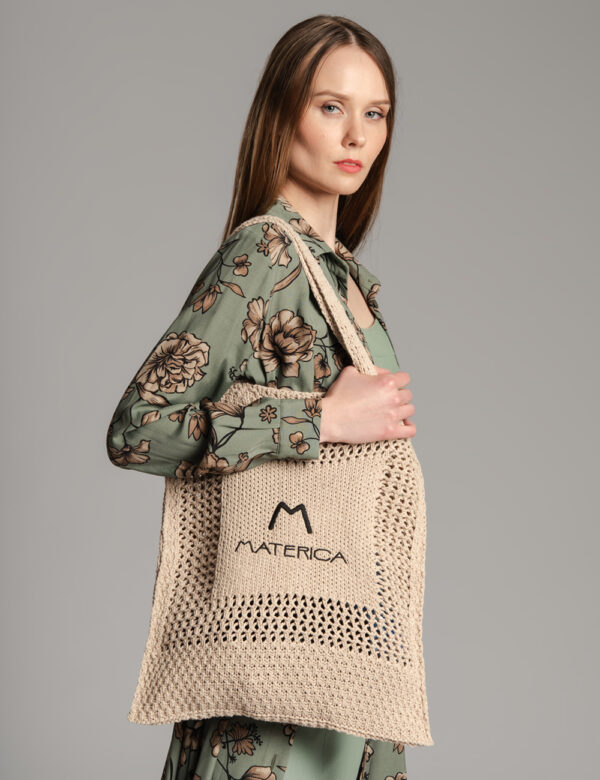 Borsa Materica Beige - Cod. art. MEDIUM BAG OZVi ricordiamo che tutti i nostri articoli sono originali.
