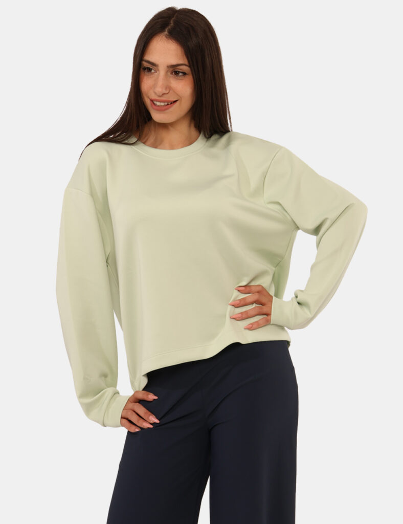 Abbigliamento donna scontato - Felpa Rue De Clerie Verde