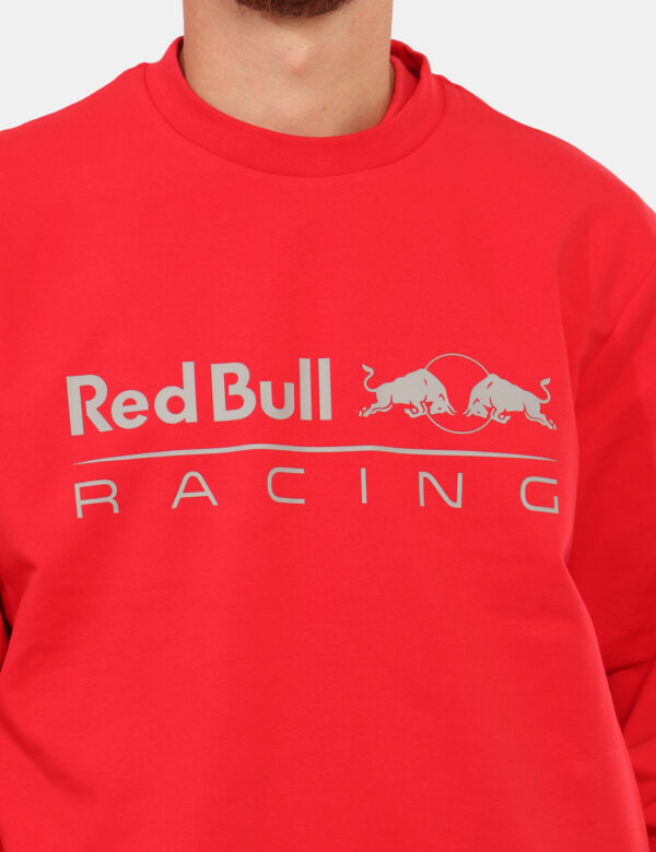 Felpa Red Bull Rosso - Felpa classica su base rossa con stampa frontale logo brand bianco. La vestibilità è morbida e regola