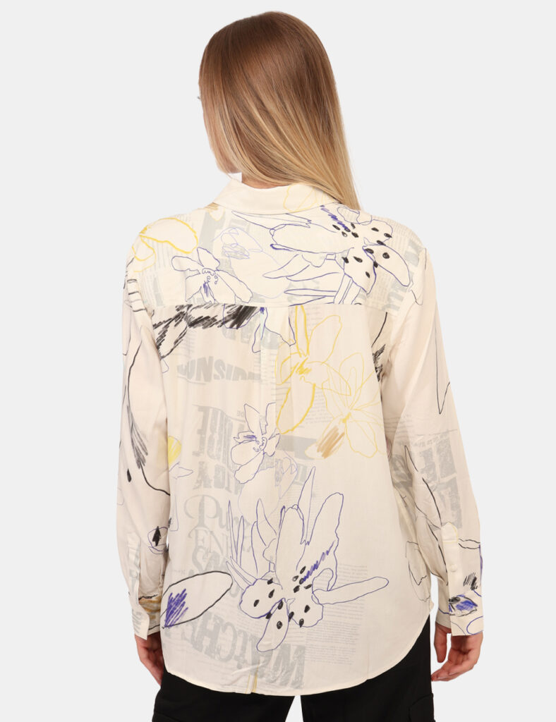 Abbigliamento donna scontato - Camicia Desigual Beige