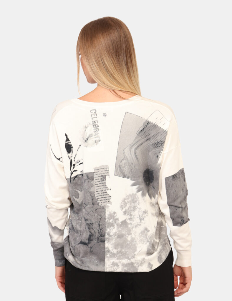 Abbigliamento donna scontato - Maglia Desigual Bianco