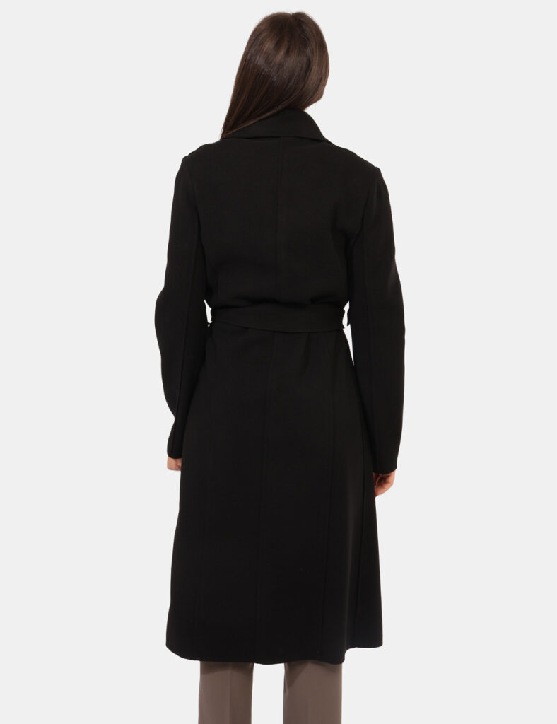 Abbigliamento donna scontato - Cappotto Materica Nero