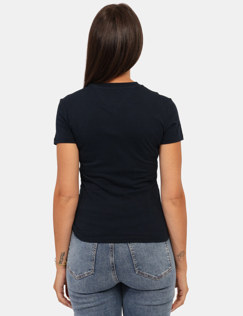 Abbigliamento donna scontato - T-shirt Tommy Hilfiger Blu