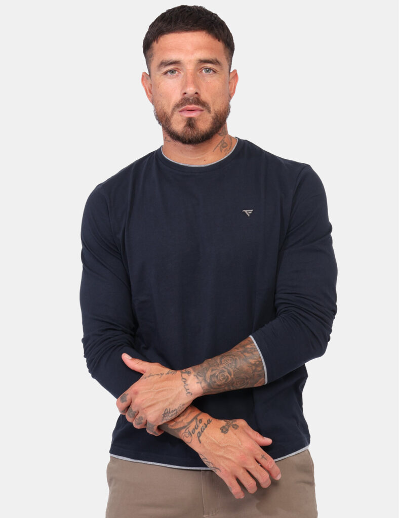 T-shirt Fred Mello da uomo scontate - T-shirt Fred Mello Blu