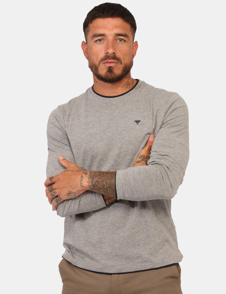 T-shirt Fred Mello da uomo scontate - T-shirt Fred Mello Grigio