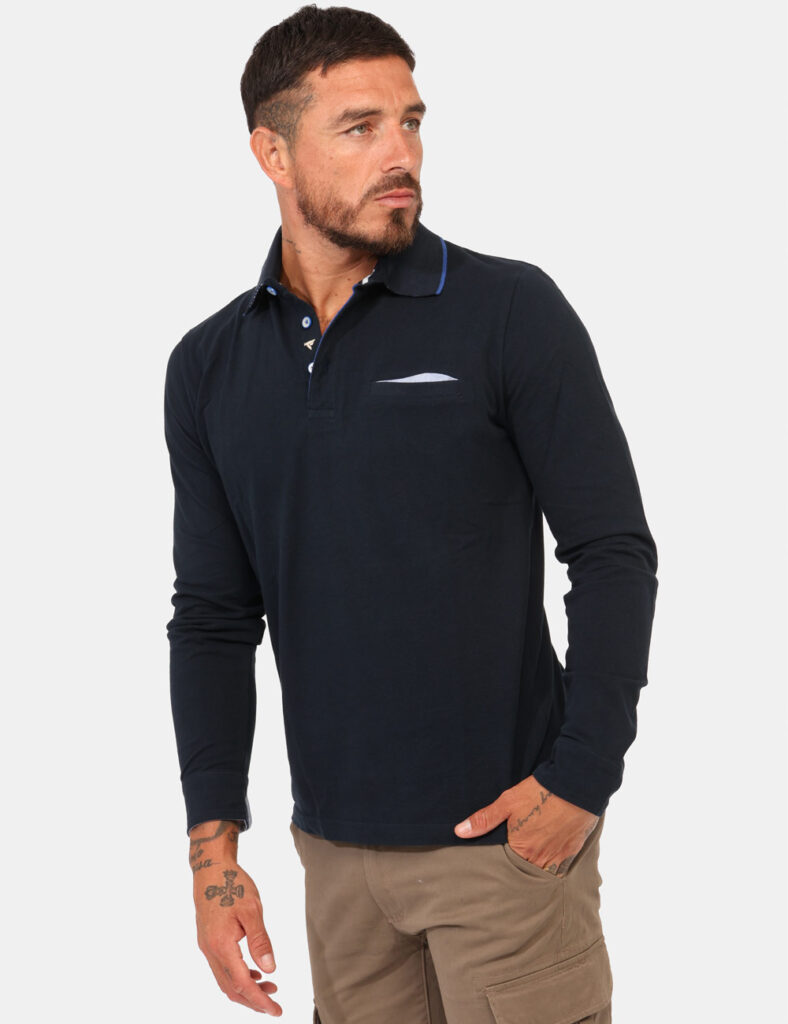 Polo Fred Mello Blu
