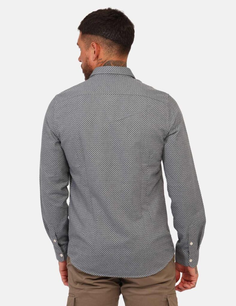 Outlet camicia da uomo scontata - Camicia Fred Mello Grigio