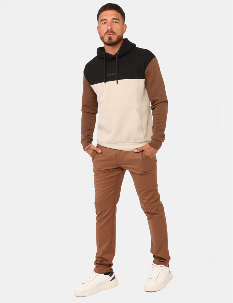 Pantaloni Fred Mello Marrone