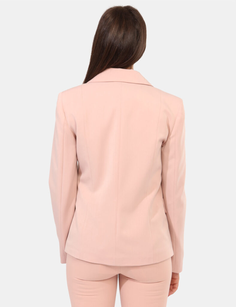 Abbigliamento donna scontato - Blazer Materica Rosa