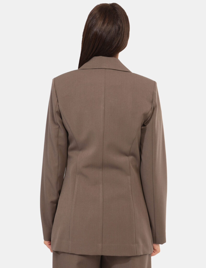 Abbigliamento donna scontato - Blazer Materica Grigio