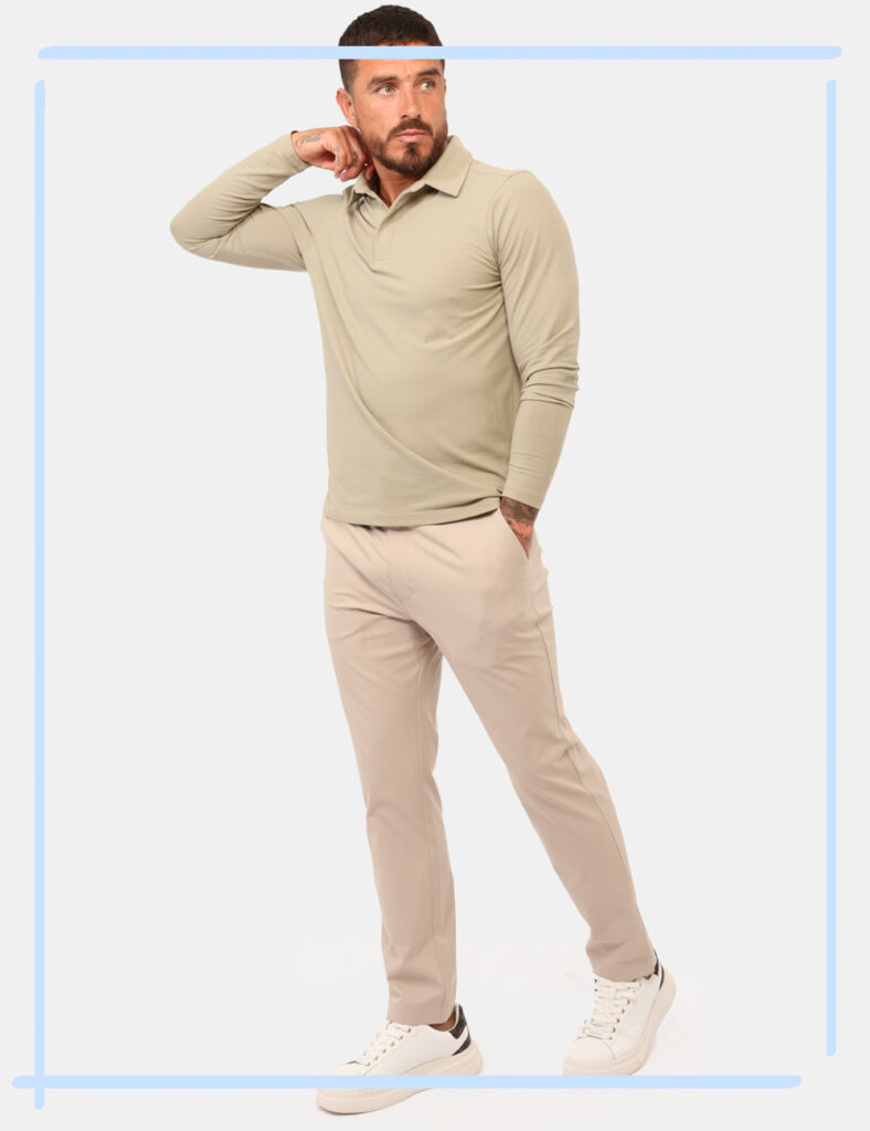 Pantalone K-Way Beige Taglia 48
