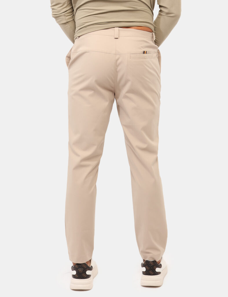 Pantalone K-Way Beige Taglia 48