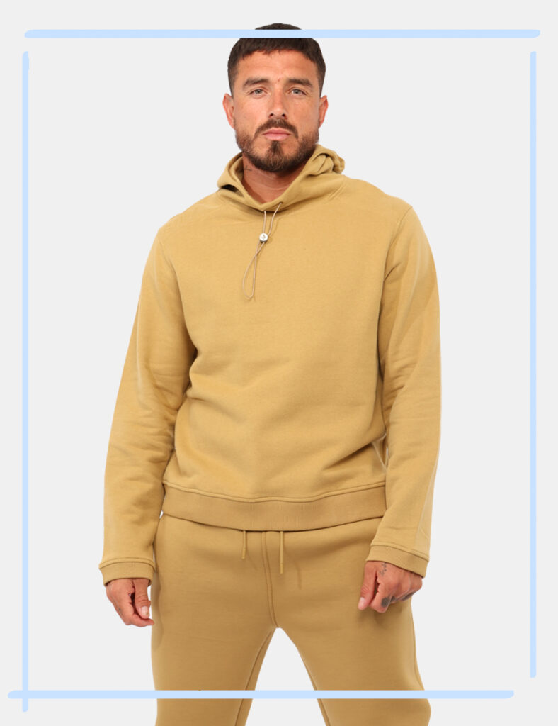 Felpa K-Way Beige Taglia L
