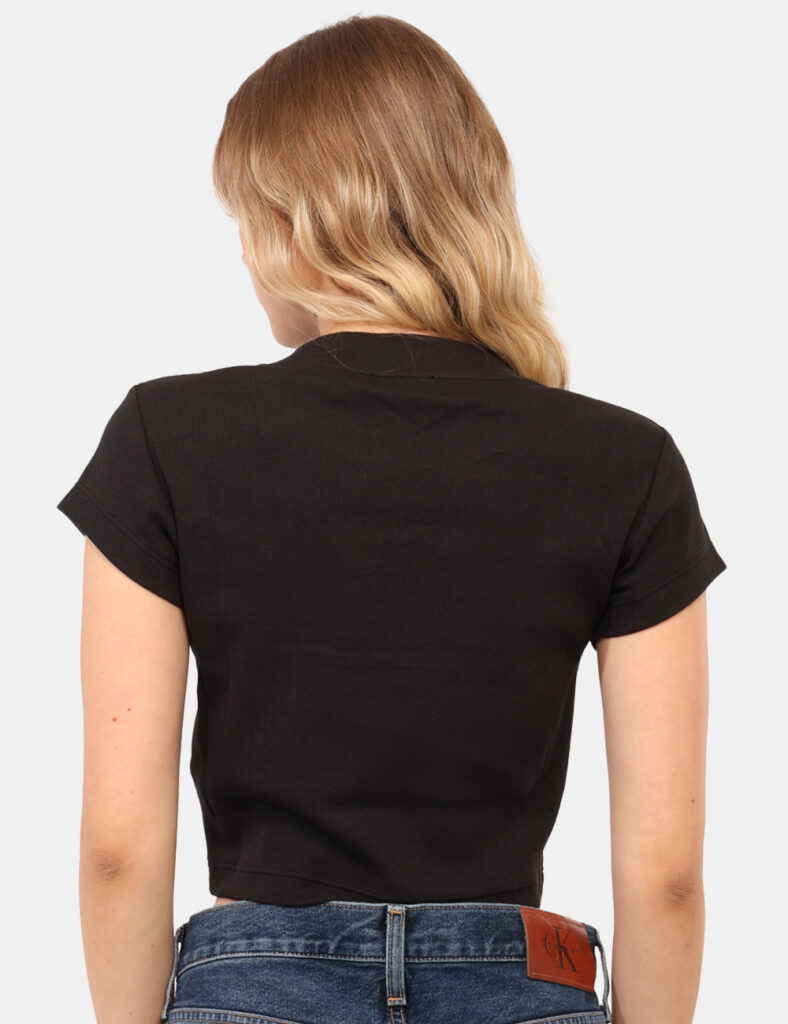 Abbigliamento donna scontato - T-shirt Calvin Klein Nero