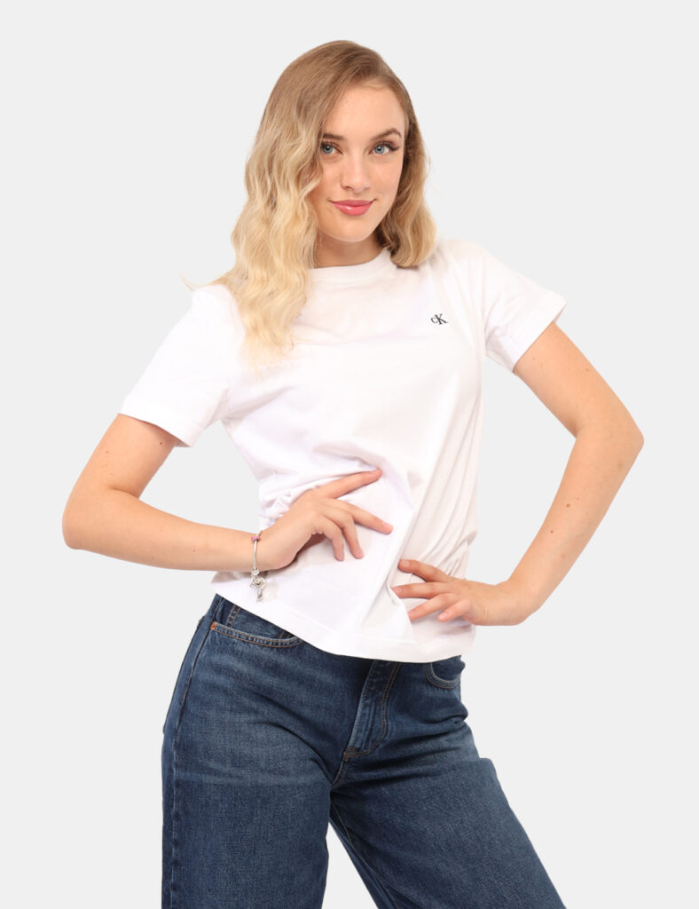 Abbigliamento donna scontato - T-shirt Calvin Klein Bianco