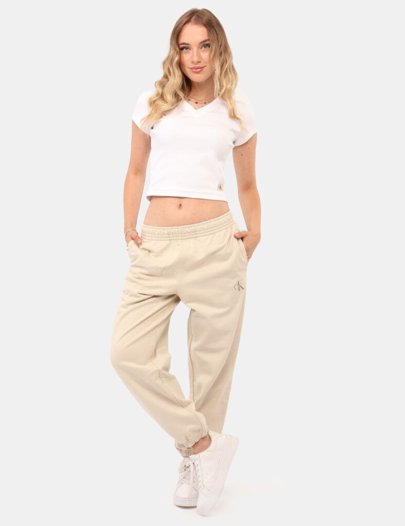 Abbigliamento donna scontato - Pantaloni Calvin Klein Beige
