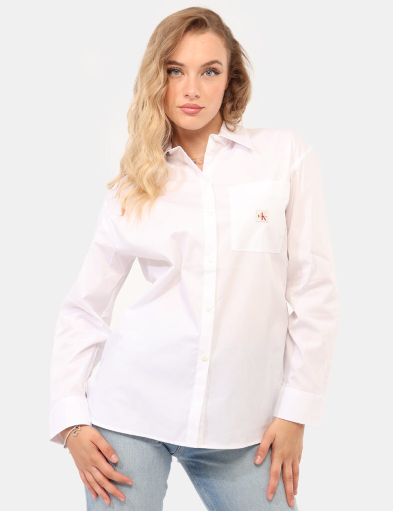 Abbigliamento donna scontato - Camicia Calvin Klein Bianco