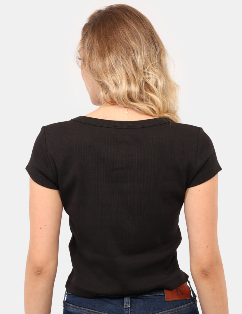 Abbigliamento donna scontato - T-shirt Calvin Klein Nero