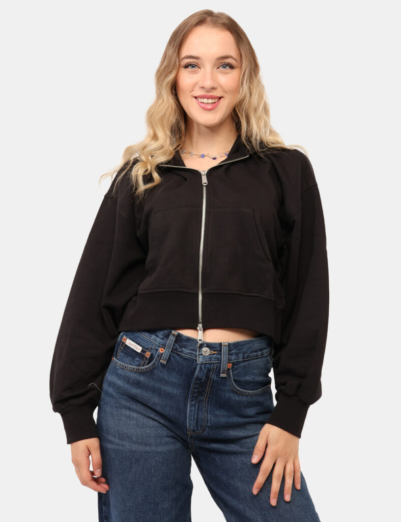 Abbigliamento donna scontato - Felpa Calvin Klein Nera