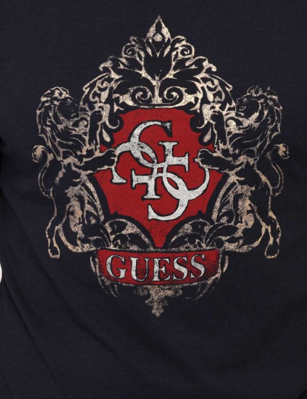 T-shirt Guess Blu Taglia L - L’articolo appartiene al campionario esclusivo di stagione: pezzo unico.Cod. art. M4BI49KCHA1 P