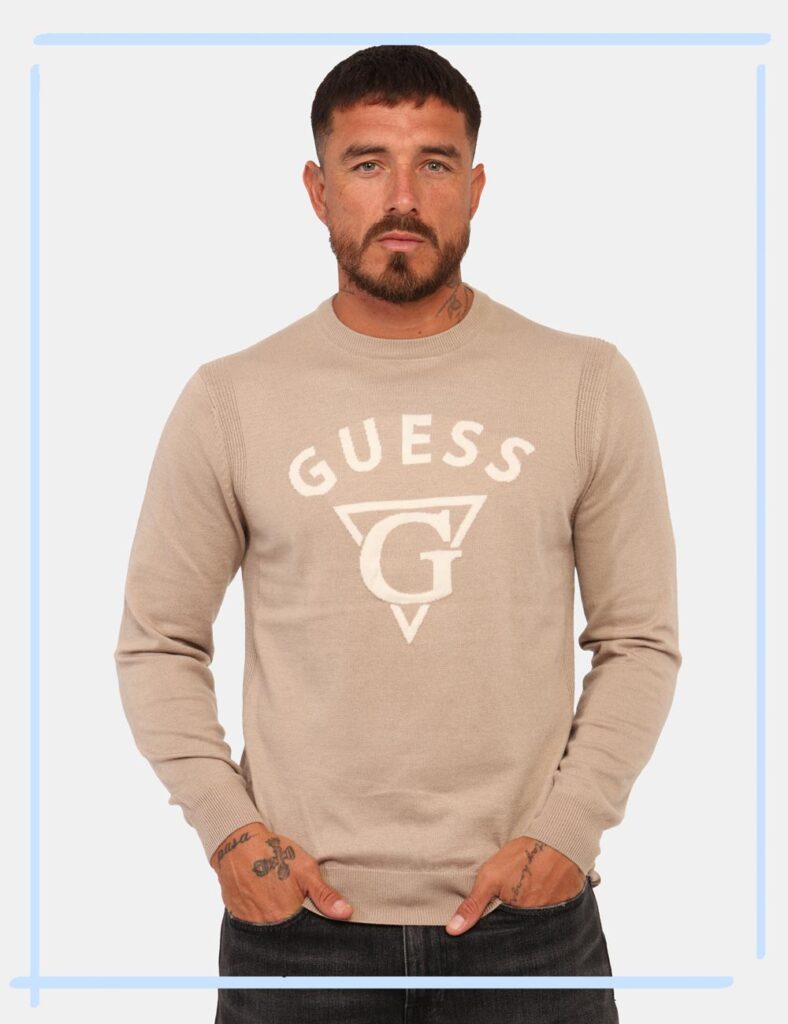 Maglione Guess Beige Taglia L