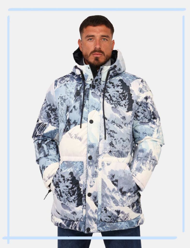 Piumino Guess Azzurro Taglia L