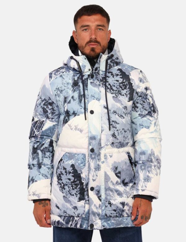 Piumino Guess Azzurro Taglia L - L’articolo appartiene al campionario esclusivo di stagione: pezzo unico.Cod. art. M5BL0OW32