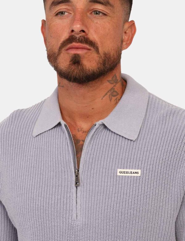 Maglione Guess Azzurro Taglia L - L’articolo appartiene al campionario esclusivo di stagione: pezzo unico.Cod. art. M5BR05Z3