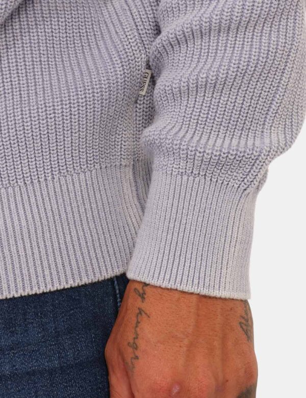 Maglione Guess Azzurro Taglia L - L’articolo appartiene al campionario esclusivo di stagione: pezzo unico.Cod. art. M5BR05Z3