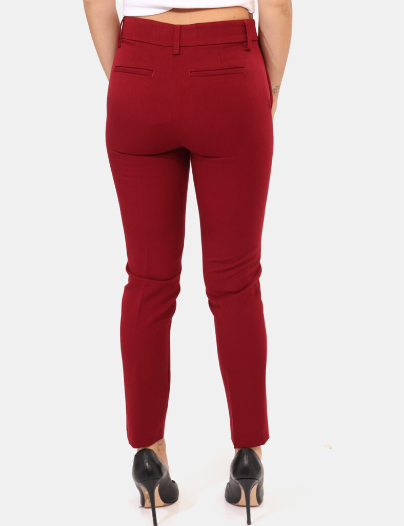Abbigliamento donna scontato - Pantaloni Materica Bordeaux