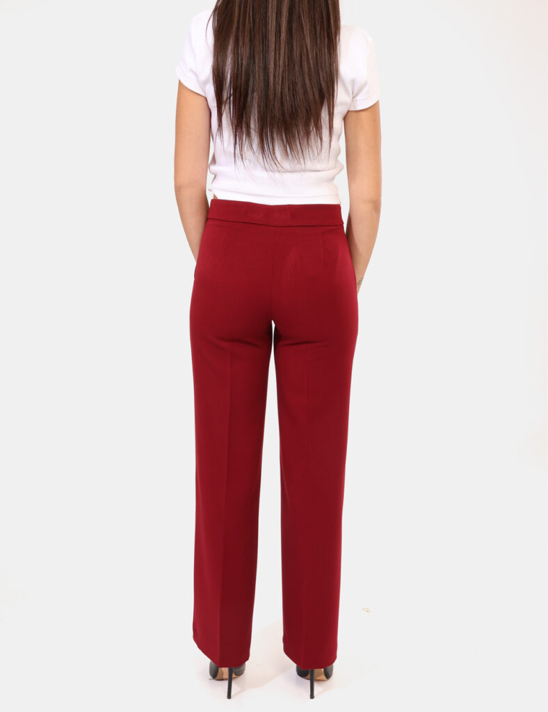 Abbigliamento donna scontato - Pantaloni Materica Bordeaux