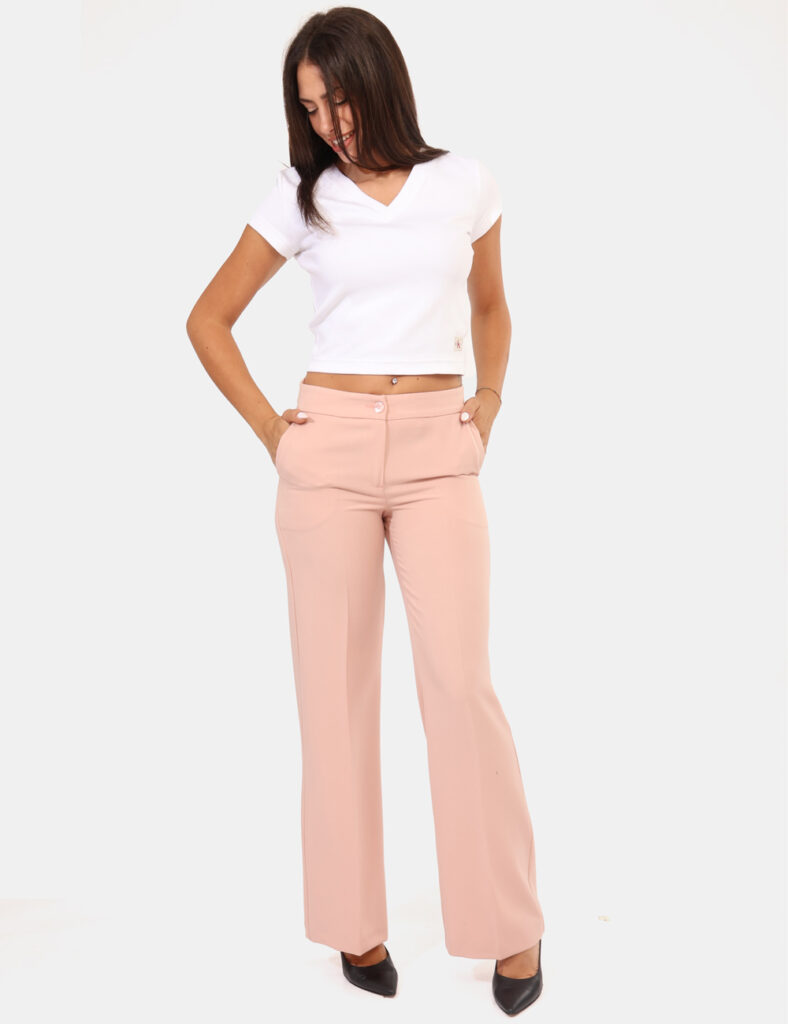 Abbigliamento donna scontato - Pantaloni Materica Rosa