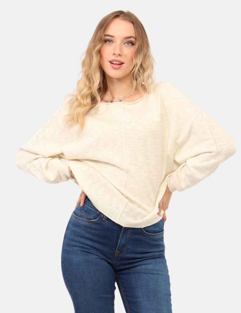 Abbigliamento donna scontato - Maglia Pepe Jeans Bianco