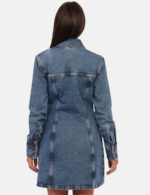 Vestito Guess Blu Taglia S - L’articolo appartiene al campionario esclusivo di stagione: pezzo unico.Cod. art. W5BK48D5M48 P