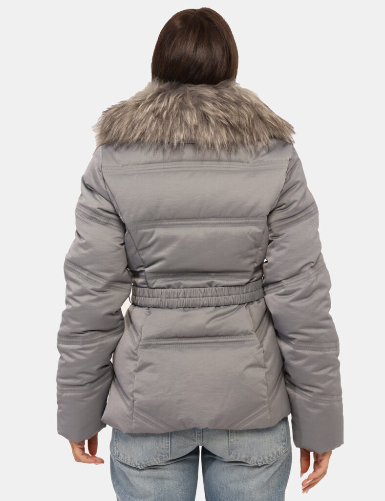 Piumino Guess Grigio Taglia S - L’articolo appartiene al campionario esclusivo di stagione: pezzo unico.Cod. art. W5BL32WG09