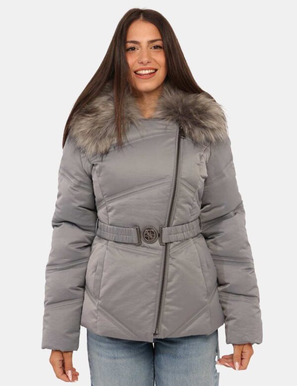 Piumino Guess Grigio Taglia S - L’articolo appartiene al campionario esclusivo di stagione: pezzo unico.Cod. art. W5BL32WG09