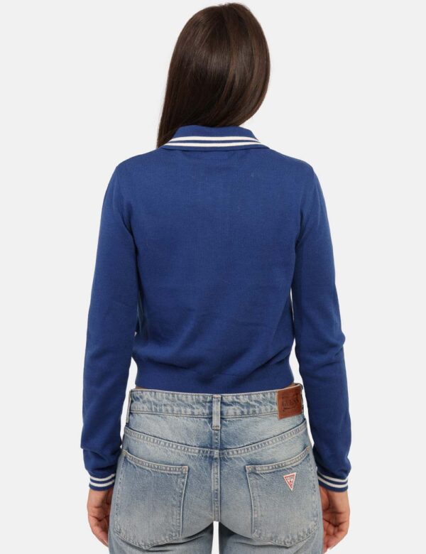 Maglione Guess Blu Taglia S - L’articolo appartiene al campionario esclusivo di stagione: pezzo unico.Cod. art. W5YR32Z3HO2