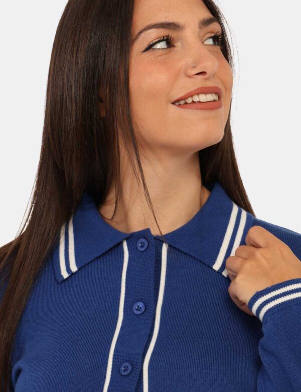 Maglione Guess Blu Taglia S - L’articolo appartiene al campionario esclusivo di stagione: pezzo unico.Cod. art. W5YR32Z3HO2