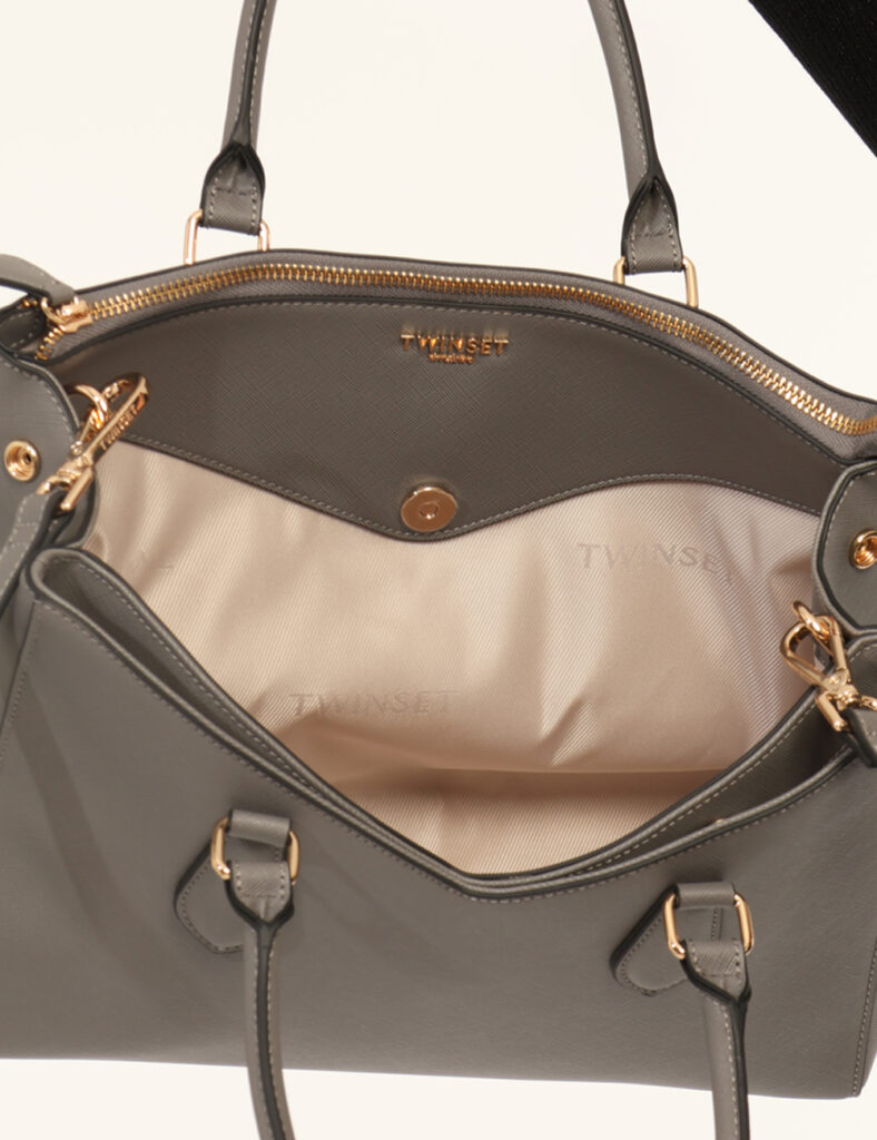 Borsa Twin Set Grigio - L’articolo appartiene al campionario esclusivo di stagione: pezzo unico.Cod. art. 252TB7031 DP CAVi