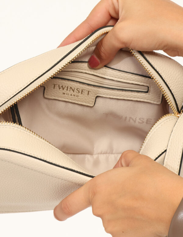 Borsa Twin Set Beige - L’articolo appartiene al campionario esclusivo di stagione: pezzo unico.Cod. art. 252TB7061 DP CAVi r