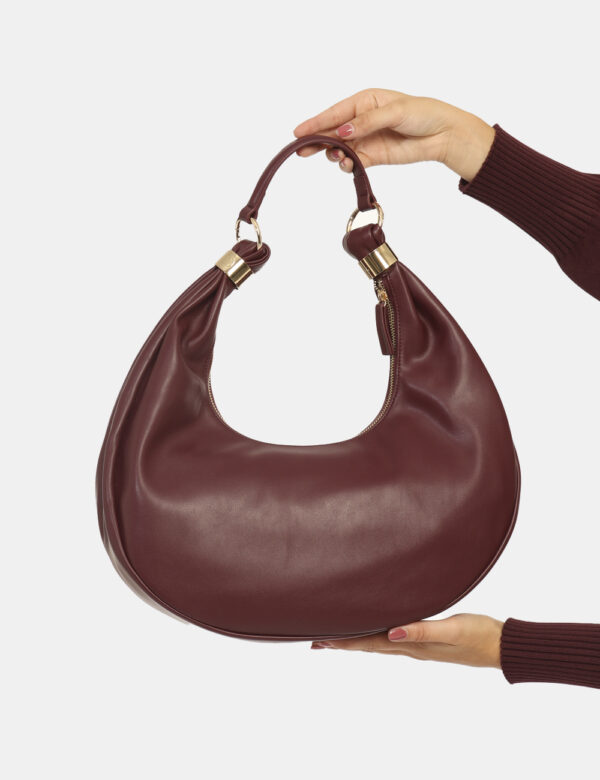 Borsa Twin Set Bordeaux - L’articolo appartiene al campionario esclusivo di stagione: pezzo unico.Cod. art. 252TB7091 DP CAV