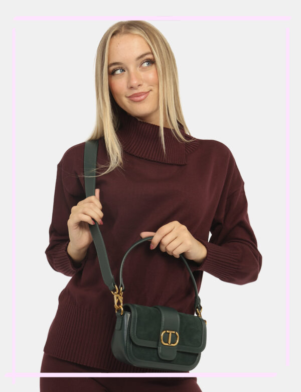 Borsa Twin Set Verde - L’articolo appartiene al campionario esclusivo di stagione: pezzo unico.Cod. art. 252TD8371 DP CAVi r