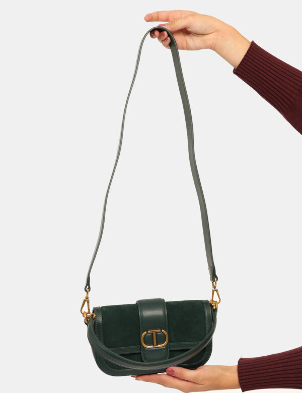 Borsa Twin Set Verde - L’articolo appartiene al campionario esclusivo di stagione: pezzo unico.Cod. art. 252TD8371 DP CAVi r