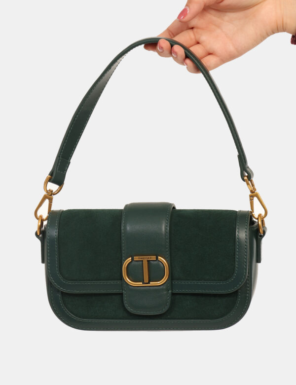 Borsa Twin Set Verde - L’articolo appartiene al campionario esclusivo di stagione: pezzo unico.Cod. art. 252TD8371 DP CAVi r