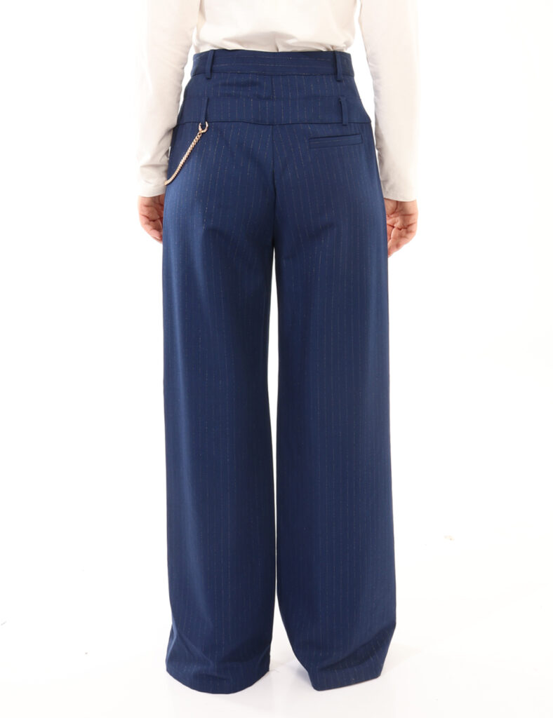 Pantalone Denny Rose Blu Taglia 42